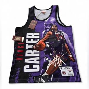 NWT Men's Vince Carter Toronto Raptors 1998-99 Player Burst Tank Small $90 MSRP